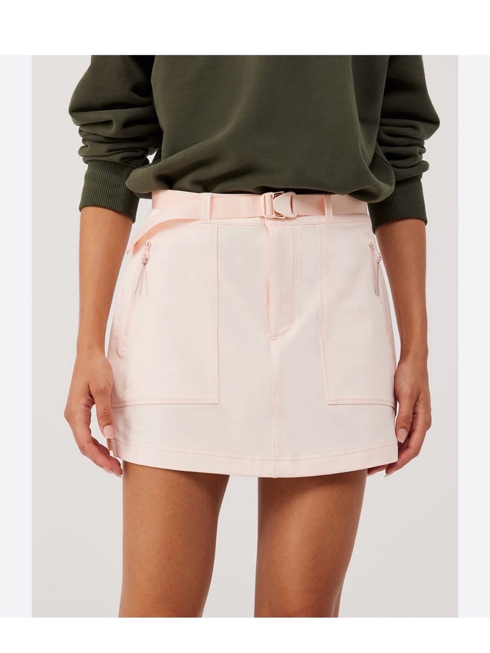 Outdoor Voices Rectrek Skirt Light Pink, Size Medium